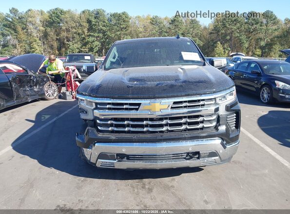 2GCUDGEDXN1500575 2022 CHEVROLET SILVERADO Black Instrument cluster view