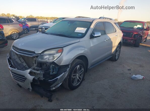 2GNALDEK7G6281512 2016 CHEVROLET EQUINOX Silver Առջևի ձախ երեք քառորդ տեսարան