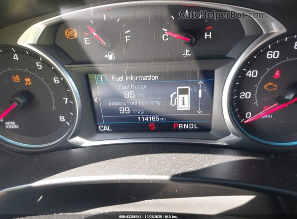2GNAXLEX1L6265049 2020 CHEVROLET EQUINOX Red უკანა სავარძლების ხედი