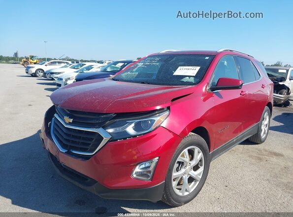 2GNAXLEX1L6265049 2020 CHEVROLET EQUINOX Red წინა მარცხენა ხედი სამი მეოთხედიდან