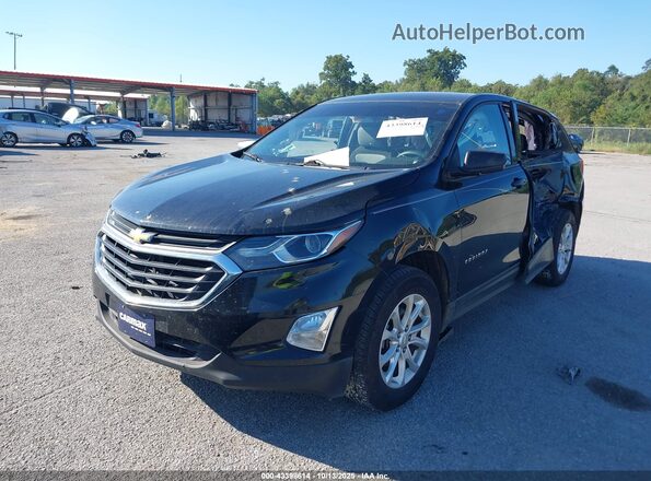 2GNAXSEV1K6151303 2019 CHEVROLET EQUINOX Black Передня ліва чверть