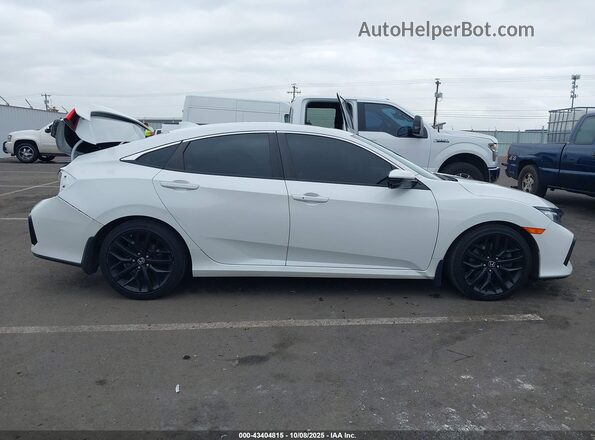 2HGFC1E55LH201034 2020 HONDA CIVIC White Vista interior de 360 grados