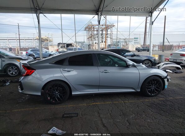 2HGFC1E59LH701083 2020 HONDA CIVIC Silver Widok wnętrza 360 stopni