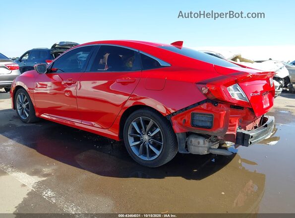 2HGFC1F31LH682168 2020 HONDA CIVIC Red Задня ліва чверть