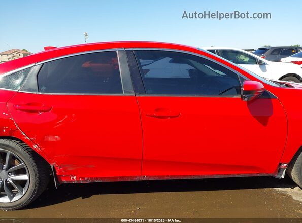 2HGFC1F31LH682168 2020 HONDA CIVIC Red Панорамний вид салону 360°