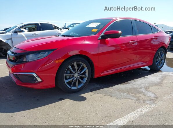 2HGFC1F31LH682168 2020 HONDA CIVIC Red Передня ліва чверть