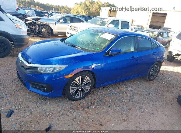 2HGFC1F35HH636818 2017 HONDA CIVIC Blue Передня ліва чверть