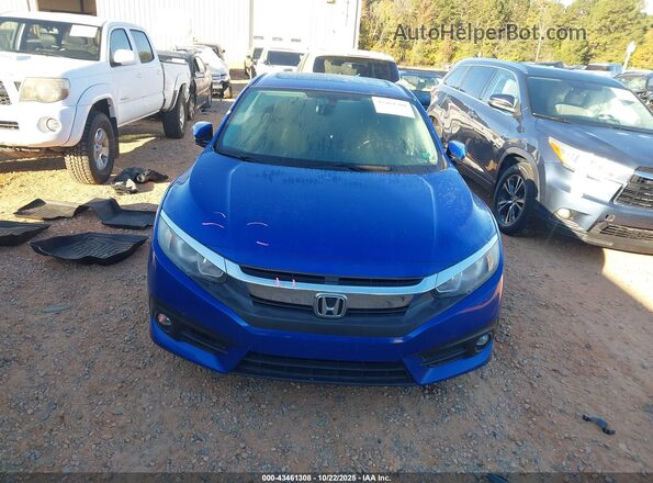 2HGFC1F35HH636818 2017 HONDA CIVIC Blue Вид задньої частини салону