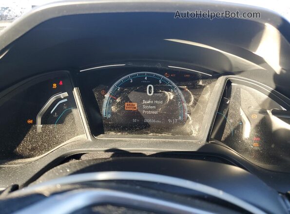 2HGFC2E6XLH501893 2020 HONDA CIVIC Черный Вид щитка приборов