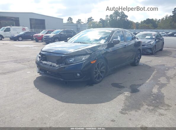 2HGFC2E84LH535961 2020 HONDA CIVIC Black Front left