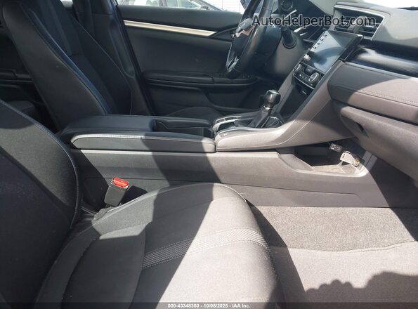 2HGFC2E84LH535961 2020 HONDA CIVIC Black Front interior view