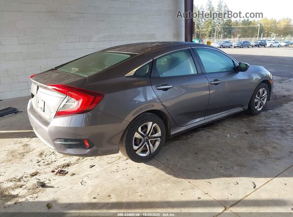 2HGFC2F58JH549427 2018 HONDA CIVIC Серый Задняя правая четверть