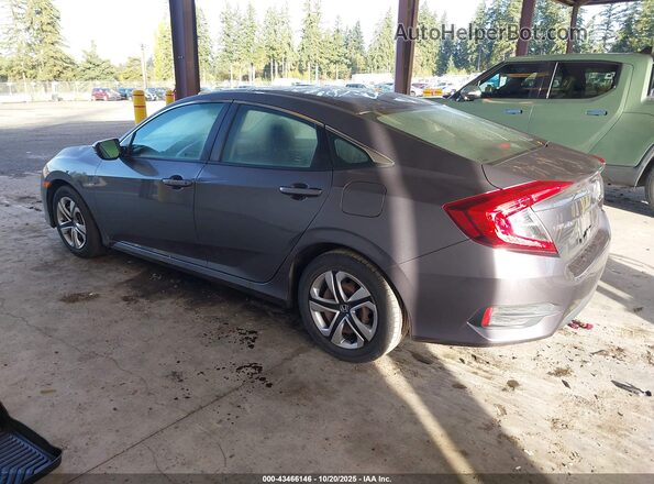2HGFC2F58JH549427 2018 HONDA CIVIC Серый Задняя левая четверть