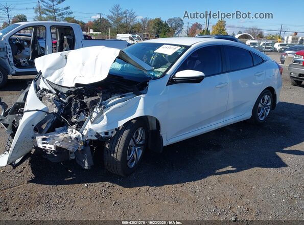2HGFC2F58JH575509 2018 HONDA CIVIC White Передня ліва чверть