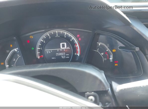 2HGFC2F58JH575509 2018 HONDA CIVIC White Вид задніх сидінь