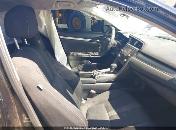 2HGFC2F59JH558346 2018 HONDA CIVIC Black Front interior view