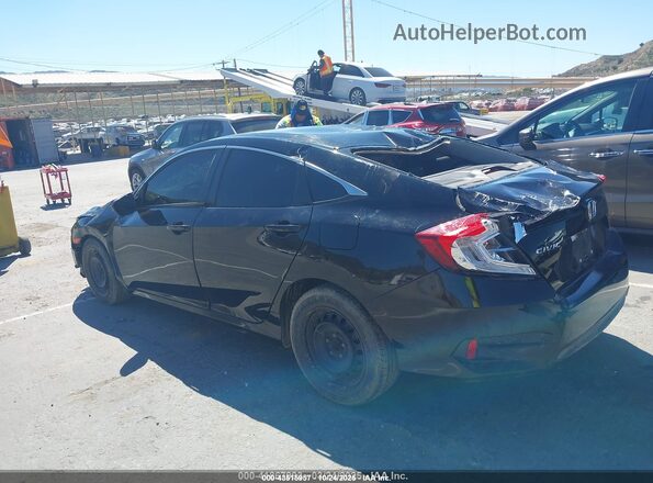 2HGFC2F59JH558346 2018 HONDA CIVIC Black Rear left