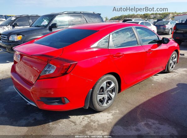 2HGFC2F61LH552004 2020 HONDA CIVIC Red Հետևի աջ