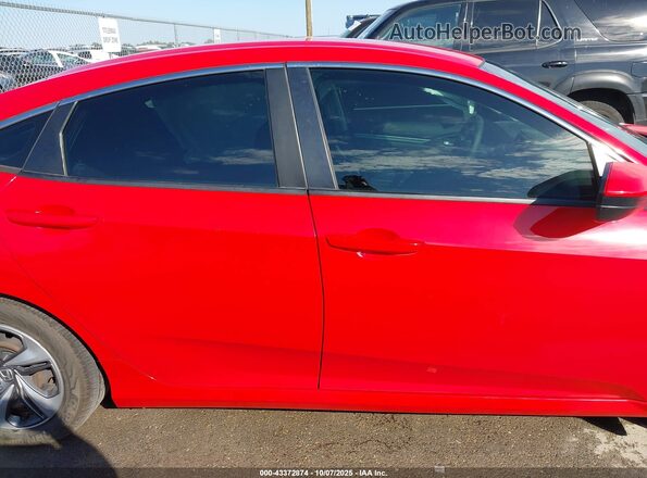 2HGFC2F61LH552004 2020 HONDA CIVIC Red Սալոնի հետևի տեսք