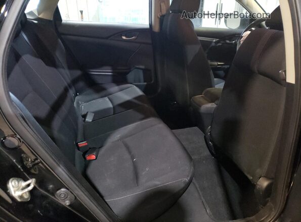 2HGFC2F62LH535308 2020 HONDA CIVIC Black Widok tylnych siedzeń