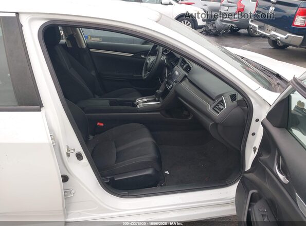 2HGFC2F62LH551766 2020 HONDA CIVIC Белый Вид салона спереди