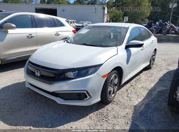 2HGFC2F62LH580944 2020 HONDA CIVIC White Передня ліва чверть