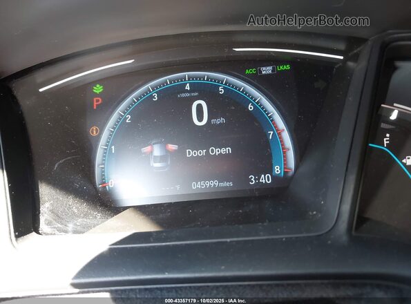 2HGFC2F62LH580944 2020 HONDA CIVIC White Вид задніх сидінь