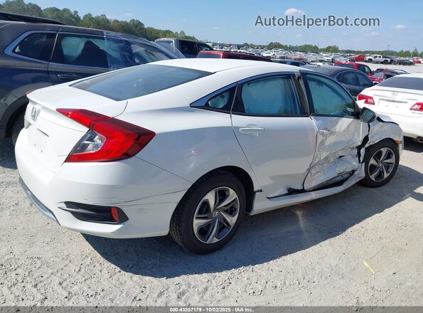 2HGFC2F62LH580944 2020 HONDA CIVIC White Вид задньої частини салону