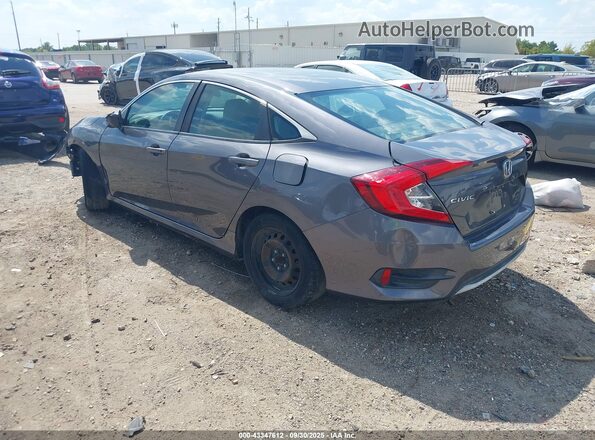 2HGFC2F66LH506068 2020 HONDA CIVIC Gray Հետևի ձախ