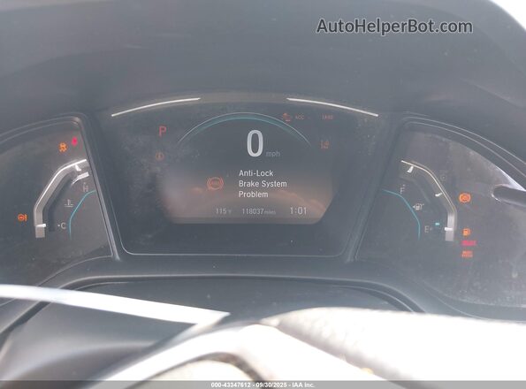 2HGFC2F66LH506068 2020 HONDA CIVIC Gray Հետևի նստատեղերի տեսք
