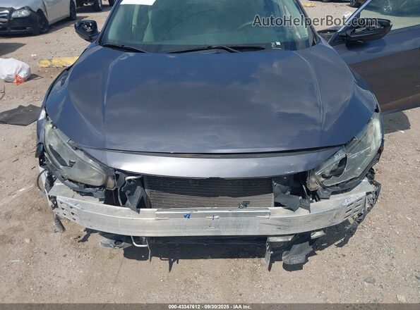 2HGFC2F66LH506068 2020 HONDA CIVIC Gray Դիմացի տեսք