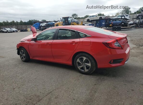 2HGFC2F67LH528175 2020 HONDA CIVIC Красный Задняя левая четверть