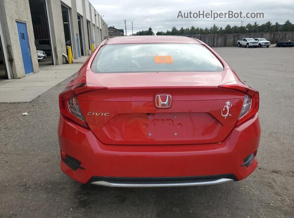 2HGFC2F67LH528175 2020 HONDA CIVIC Красный Вид сзади