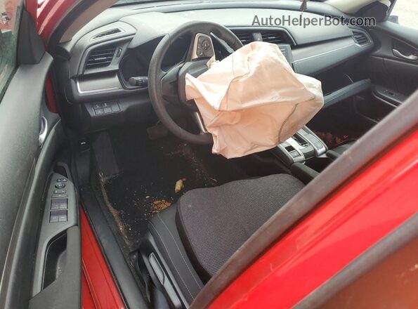 2HGFC2F67LH528175 2020 HONDA CIVIC Красный Вид панели приборов