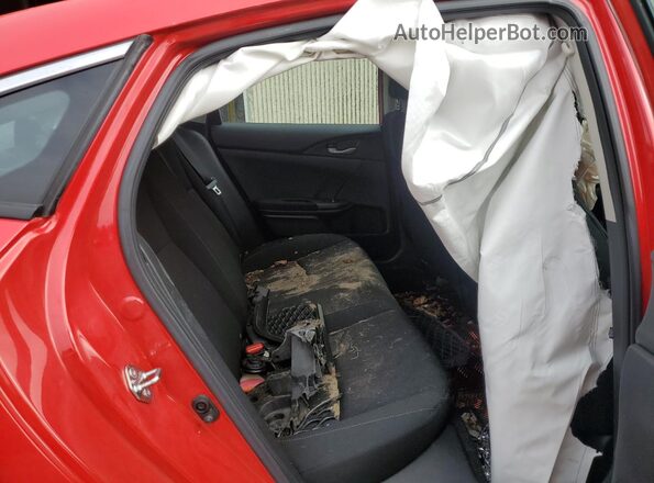 2HGFC2F67LH528175 2020 HONDA CIVIC Красный Вид задних сидений