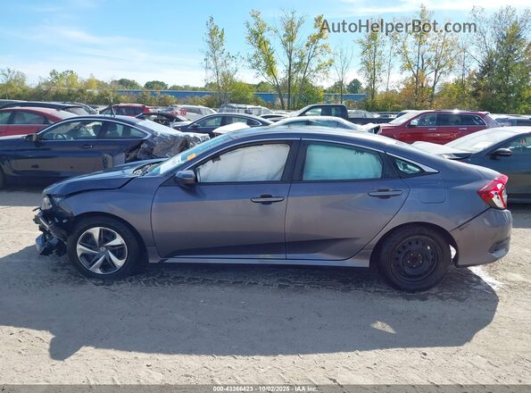 2HGFC2F69LH547438 2020 HONDA CIVIC Gray Widok wnętrza 360 stopni