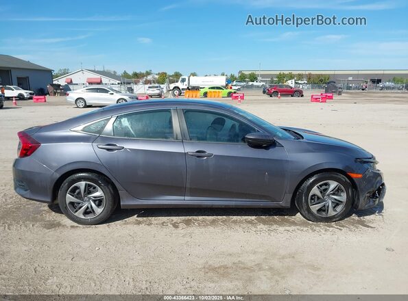 2HGFC2F69LH547438 2020 HONDA CIVIC Gray Widok wnętrza z tyłu
