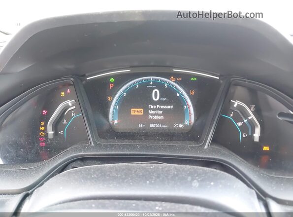2HGFC2F69LH547438 2020 HONDA CIVIC Gray Widok tylnych siedzeń