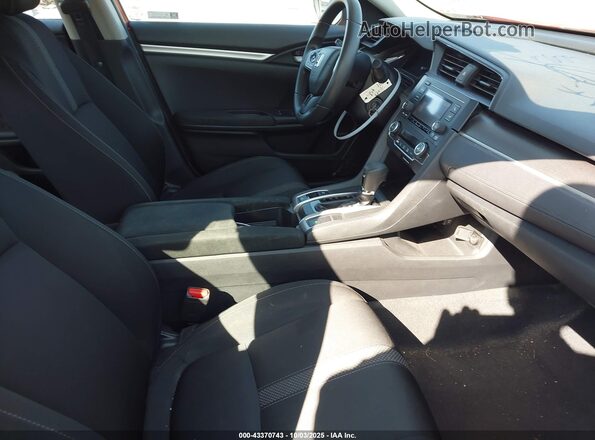 2HGFC2F69LH563509 2020 HONDA CIVIC Красный Вид салона спереди