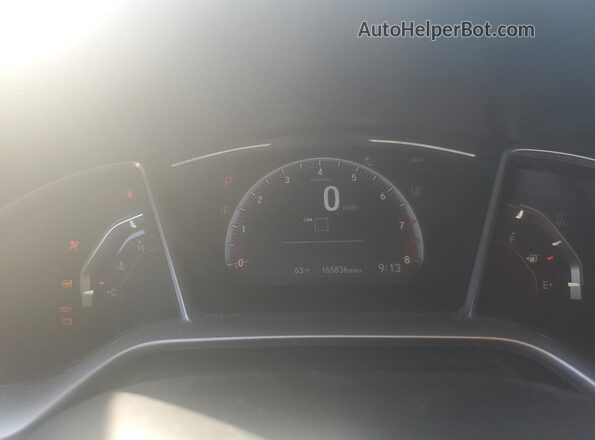 2HGFC2F80LH523112 2020 HONDA CIVIC Gray Սարքավորումների վահանակի տեսք