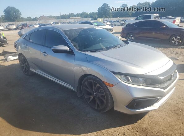 2HGFC2F80LH523112 2020 HONDA CIVIC Gray Առջևի աջ