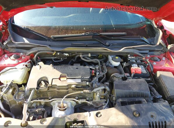 2HGFC2F80LH588655 2020 HONDA CIVIC Red Вид ззаду