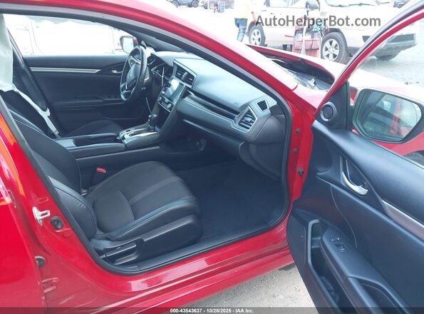 2HGFC2F80LH588655 2020 HONDA CIVIC Red Вид салону спереду