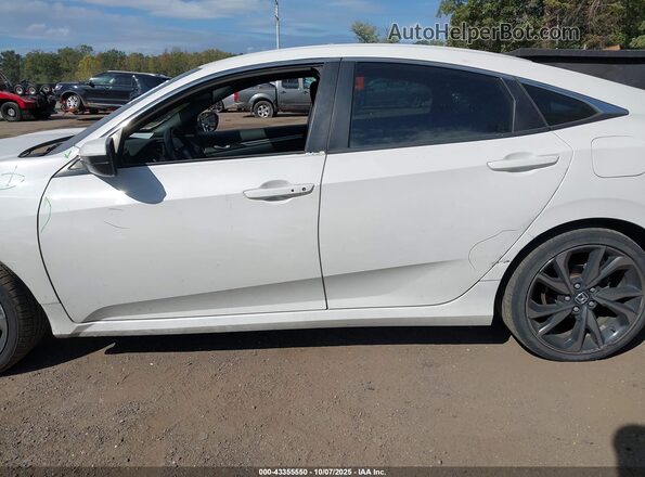 2HGFC2F82LH522043 2020 HONDA CIVIC Белый Панорамный вид салона 360°