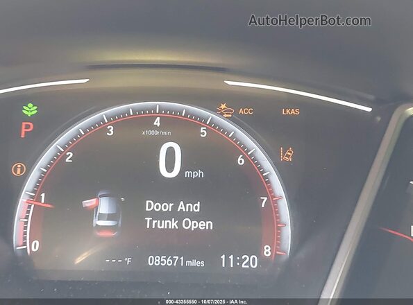2HGFC2F82LH522043 2020 HONDA CIVIC Белый 