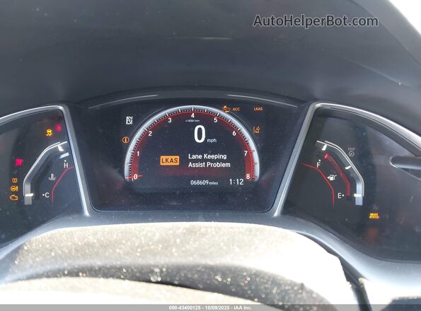 2HGFC2F83LH512704 2020 HONDA CIVIC Silver Հետևի նստատեղերի տեսք
