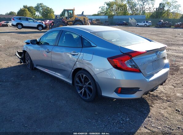 2HGFC2F83LH512704 2020 HONDA CIVIC Silver Հետևի ձախ