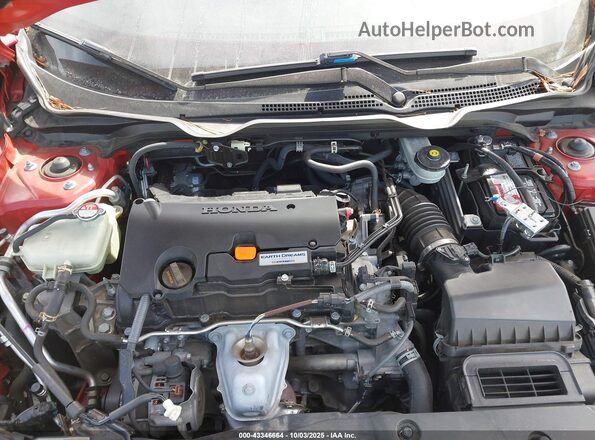 2HGFC2F83LH524903 2020 HONDA CIVIC Red უკანა ხედი