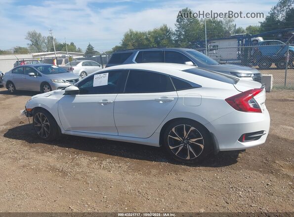 2HGFC2F85LH523168 2020 HONDA CIVIC White Панорамний вид салону 360°