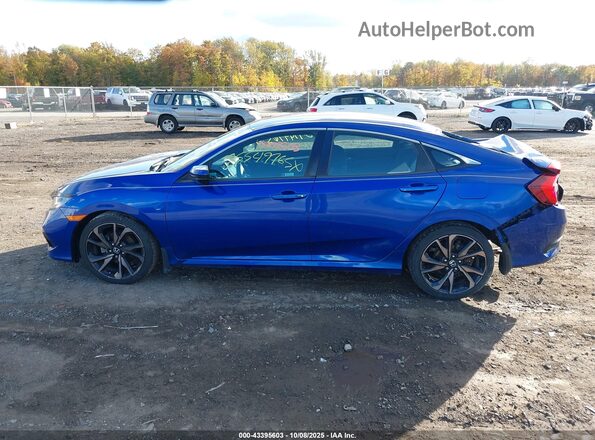 2HGFC2F85LH564772 2020 HONDA CIVIC Blue Սալոնի 360 աստիճան տեսք